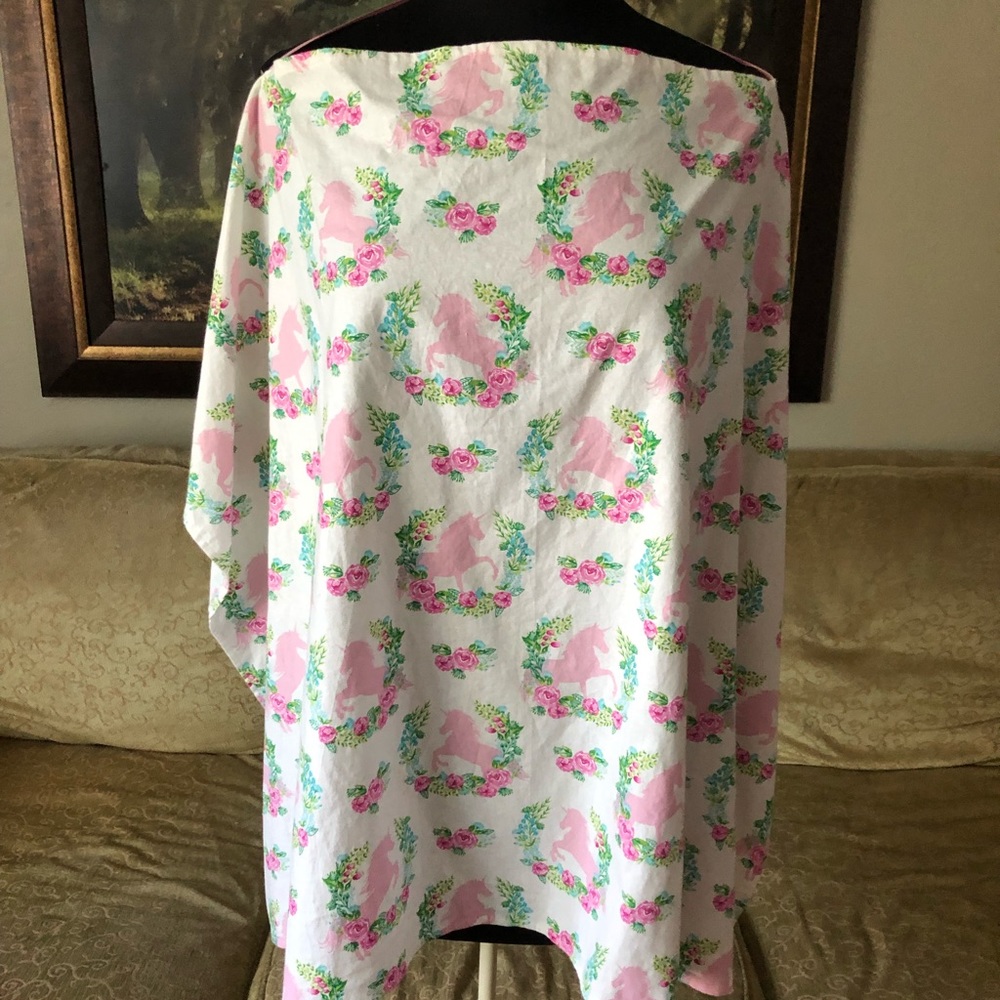 Custom Unicorn Hand Sewn Nursing Cover Up